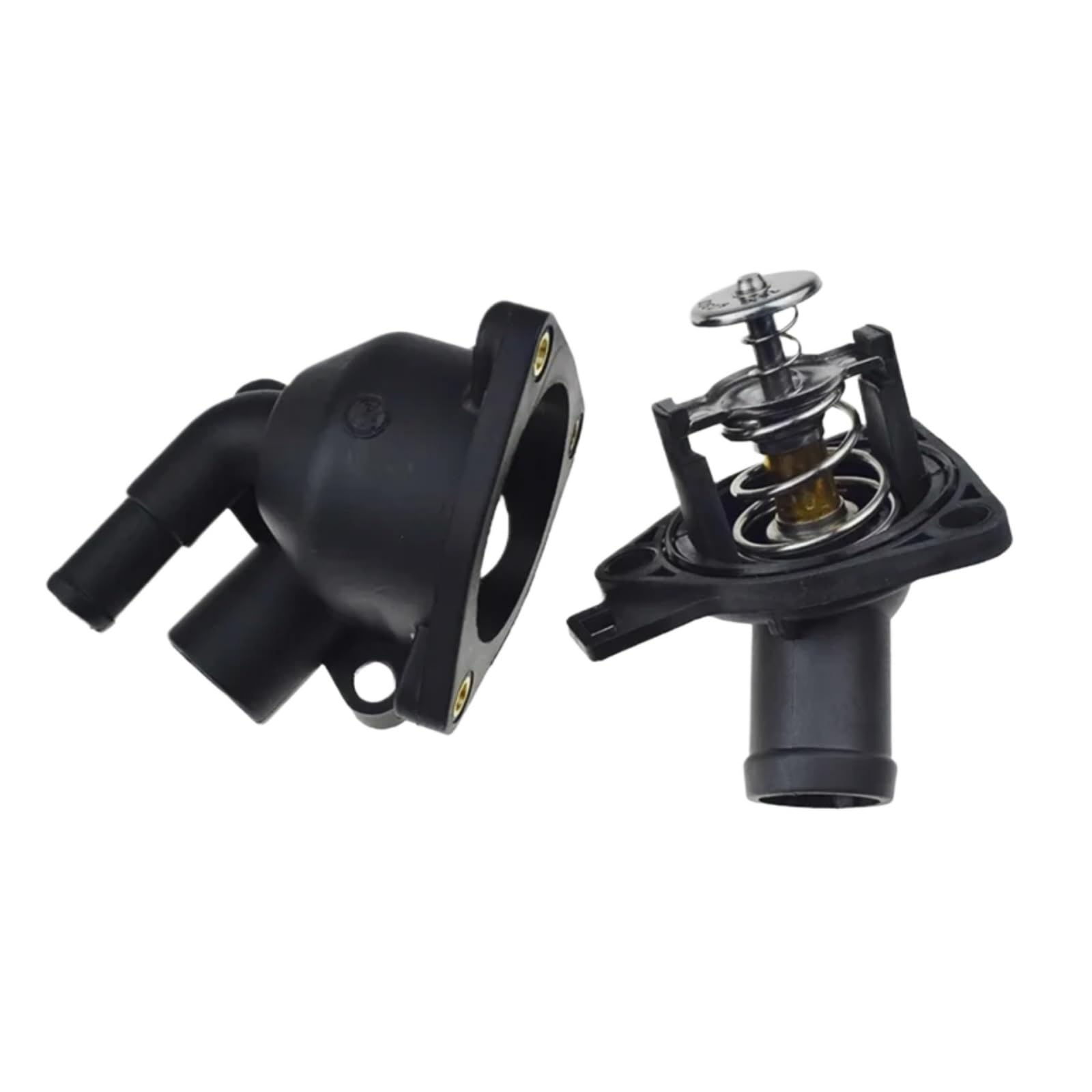 Coolant Thermostat Housing Compatible With Civic 2007 2008 2009 2010 2011 2012 2013 2014 2015 19301-RAF-004 19301-RAF-003 19320-RAA-A01 Engine Coolant Thermostat