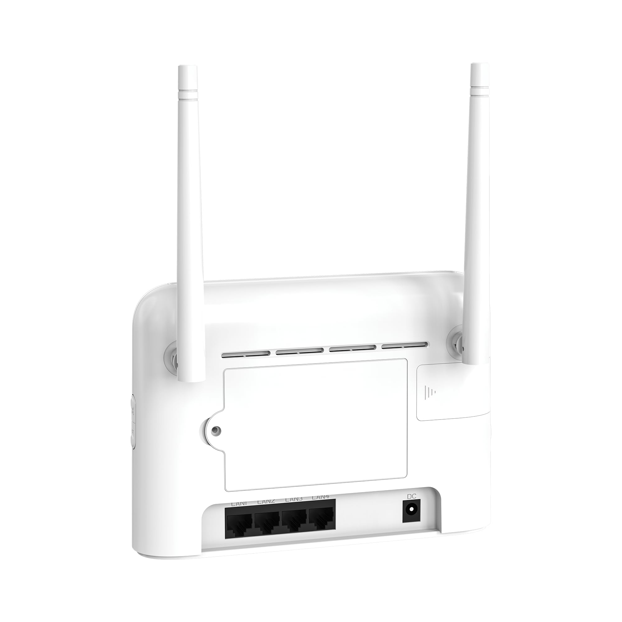 STRONG Router 4G LTE 350, hotspot mobile, fino a 150 Mbps, 4G/300 Mbps, Wi-Fi, ideale per camper o casa del fine settimana, 4 porte LAN, adatto per tutte le schede SIM, bianco