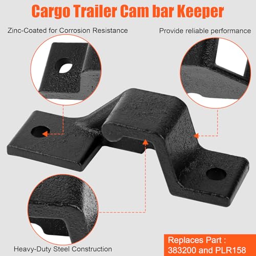 Image of Fuoequl Trailer Hasp Bolt Kit for Trailer Cam Action Hasp | Trailer Cam Bar Keeper