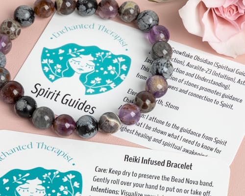 Reiki Infused Spirit Guides Bracelet, Energy Bracelet, Reiki Gift, Reiki jewelry, Gemstone bracelets, Crystal bracelets2