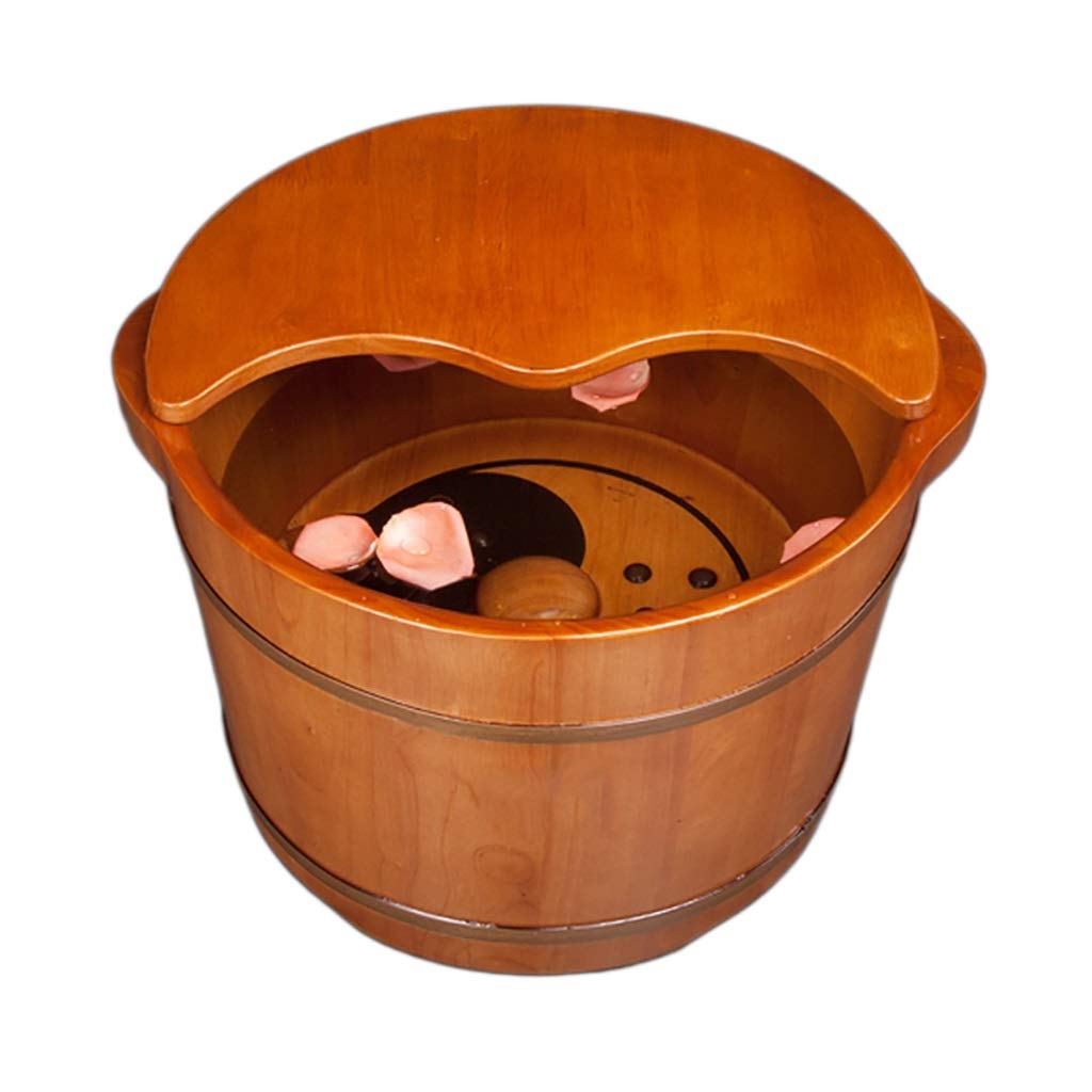 Secchiello per piedi in legno, Secchio per piedi in gommapiuma, Secchio per piedi in schiuma, Vasca per pediluvio per massaggi, Bacino per pedicure, Secchio per fumigazione, Secchio per lavaggio pie