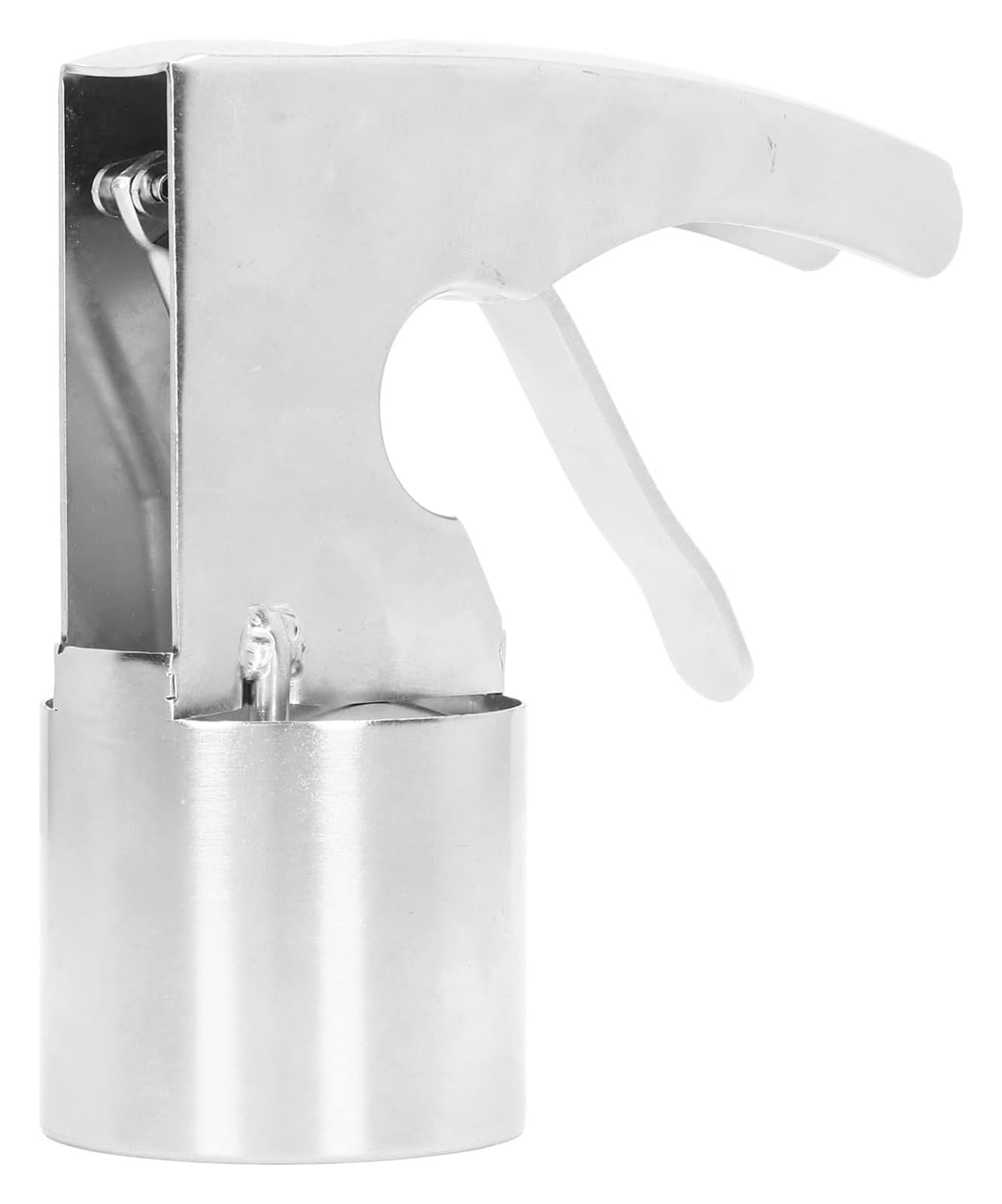 cuillère de glace en aluminium, cuillère à main, Cuillère à glace en acier inoxydable, grande cuillère à volume avec gâchette, ustensiles de cuisine de style ancien, cuillère facile à nettoyer