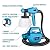 Tilswall Paint Sprayer, 800W HVLP 1200ML/Min Electric Spray Paint Gun with 2.5M Air Hose, 1300ML Detachable Container, 3 Nozzle Sizes & 3 Patterns, High Power Painter for Furniture, Cabinet, Fence