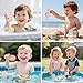 Bath Toys, 15 Pack | Mold Free & Educational Colorful Floating Boats & Spoons | Soft, Squeezable Silicone Bath Toys | Safe & Non-Toxic Easy-Grip Baby&Toddler Bath Toy Set | Baby Bathtub Water Play Toy