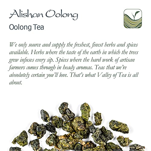 Alishan Taiwan Oolong Tee - Taiwanese Tie Guan Yin Wu Long Tea - Tieguanyin Leicht Geröstet Blue Tee Alisan Olongtee Alishan Tee Wulong Tee Alishan Oolong Tee Taiwan Olongotee Olonga Tee