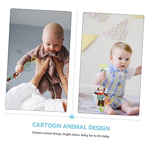 WOONEKY 1Pc Chocalho O Sino Agarrando Chocalho Brinquedo De Berço Infantil Chocalho Brinquedos Guinc