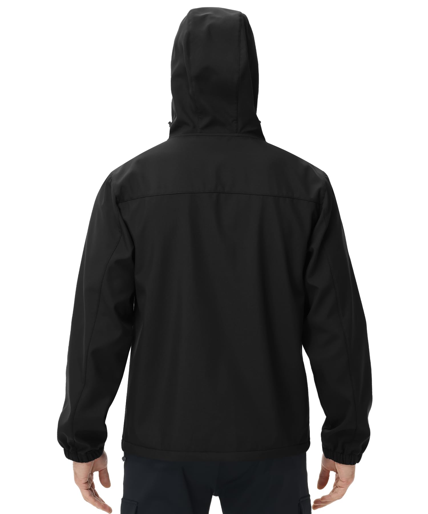 Huayuzh Veste softshell pour homme - Veste d'hiver imperméable - Coupe-vent - Doublure polaire chaude - Veste de pluie - Randonnée - Camping