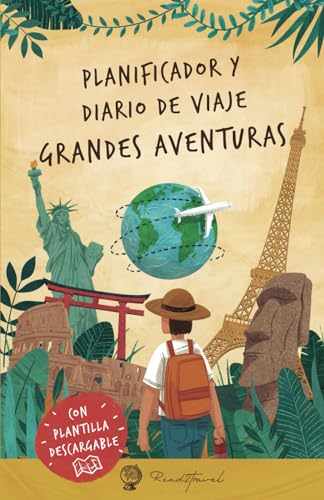 Planificador y diario de viaje - Grandes aventuras: Crea momentos inolvidables y recuerdos para toda la vida, sin esfuerzo. Para parejas, familia y ... Cuaderno hasta 21 días. 228 páginas. Con guía