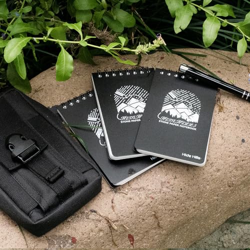 Carnet de notes étanche en papier de pierre et stylo billes de haute qualité - 5