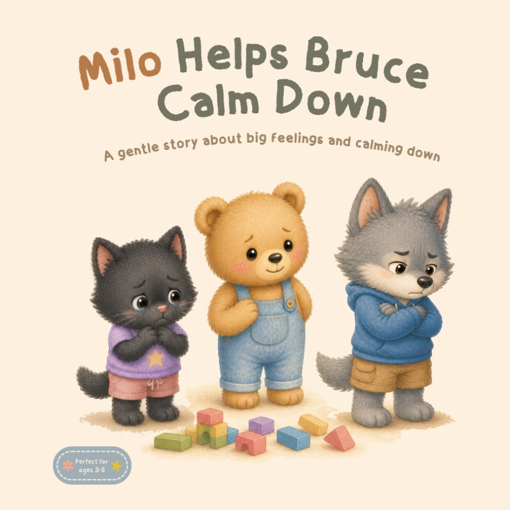 Milo Helps Bruce Calm Down: A gentle story about big feelings and calming down