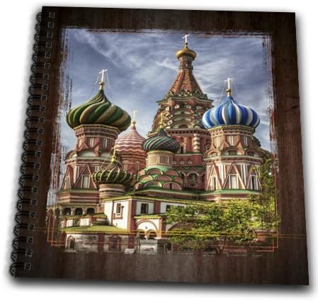 3dRose db_31524_1 Russian Cathedral-Drawing Book, 8 by 8-Inch image 3