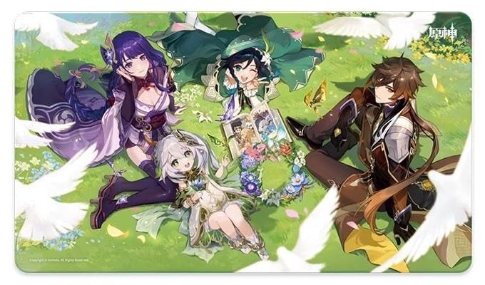 原神　マット Amazon.co.jp: 公式正規品 行秋 重雲 デスクマット 原神 マウス