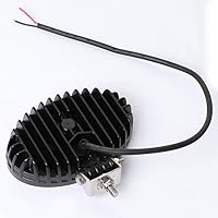 Vista 5 de EXZEIT Luz de trabajo llevada ovalada de 5,7 pulgadas para Trators, luz de inundación de 64W 6720Lms para tractores de camiones, 12/24V