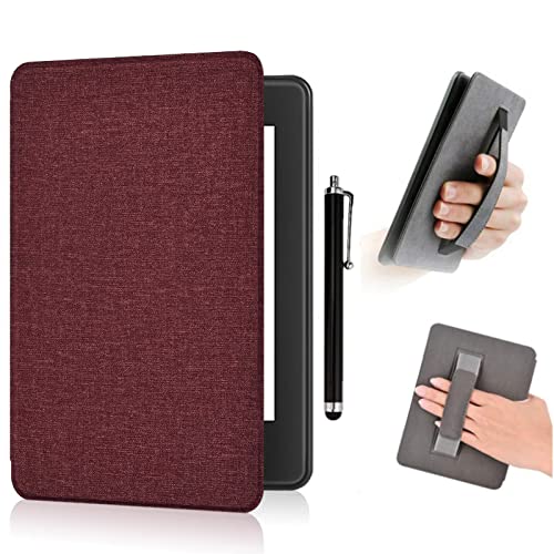 Custodia in Tessuto per Kindle 11a Generazione Modello C2V2L3. con Cinturino da Polso con Auto Wake-Sleep. Non Adatto per Paperwhite di 11a