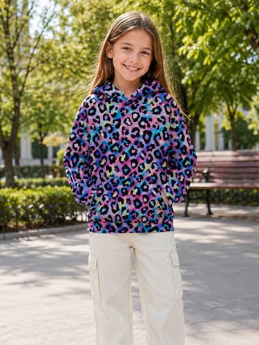 Image of uideazone Teen Girl Sweatshirt Hoody Hoodies Hooded Pullover with Pockets 4-14 Years