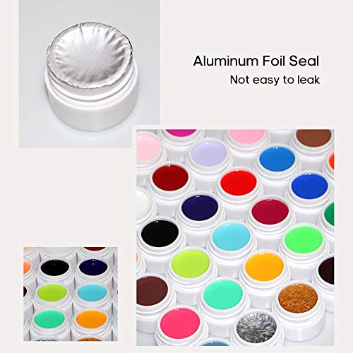 Gel nagellak UV gel nagelgel kleurgel f¡§1r geln?ge nagelgel kleuren set gel nagelpolish set met 36 kleuren UV gel kleurgel F¡§1r Nail Art nageldesign - Image 5