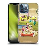 Head Case Designs Officially Licensed The Flintstones Stone Car Characters Hard Back Case Compatible with Apple iPhone 13 Pro Max