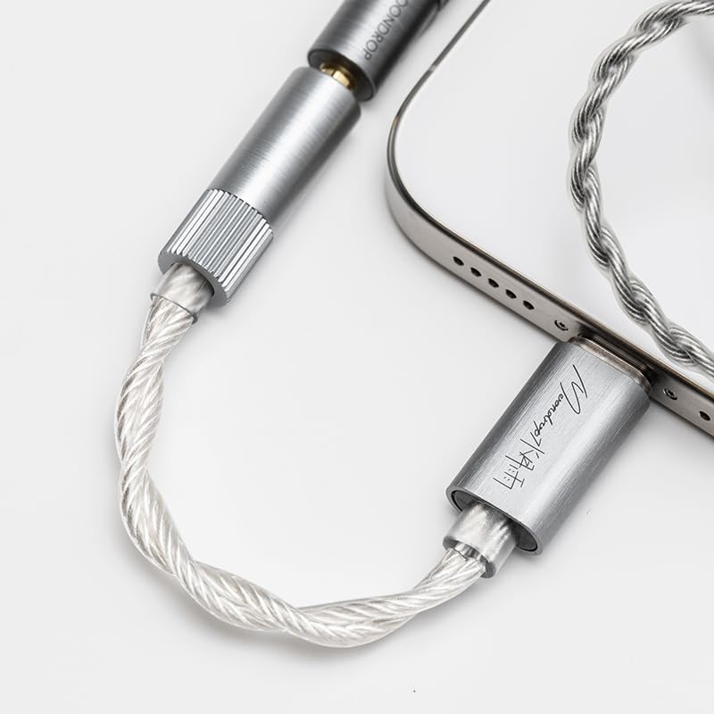 Image of Moondrop Echo-A 32Bit /384kHz Portable USB Type-C to Headphone DAC /AMP with 3.5mm Audio Jack Adapter