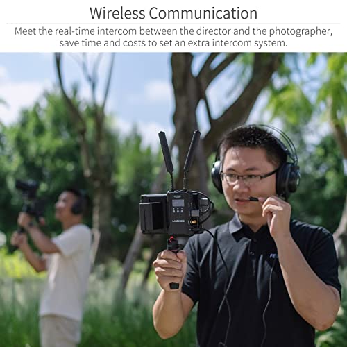 Image of W1000S Wireless Video Transmission System Dual HDMI SDI 1000FT Transmission Range 0.08S Low Lantency Real Time APP Monitoring
