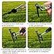 KEELYY 4 Stück Ratchet Hanger Seilratsche mit Haken Verstellbarer Seilaufhänger Seilzugratsche Einstellbare Seil Ratsche Grow Lampe Aufhänger Rope Ratchet 2M,1/8 Zoll für Pflanzenventilator Zimmerpfla