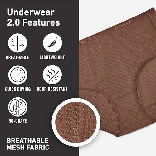 Image of ExOfficio Women's Give-N-Go 2.0 Full Cut Brief - Breathable Durable Easy Care Travel Underwear