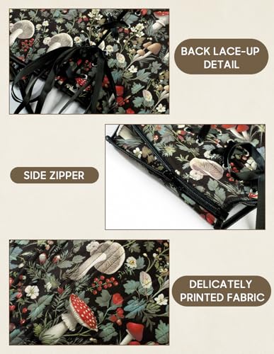 Image of Scarlet Darkness Corset Tops for Women Renaissance Floral Bustier Tops