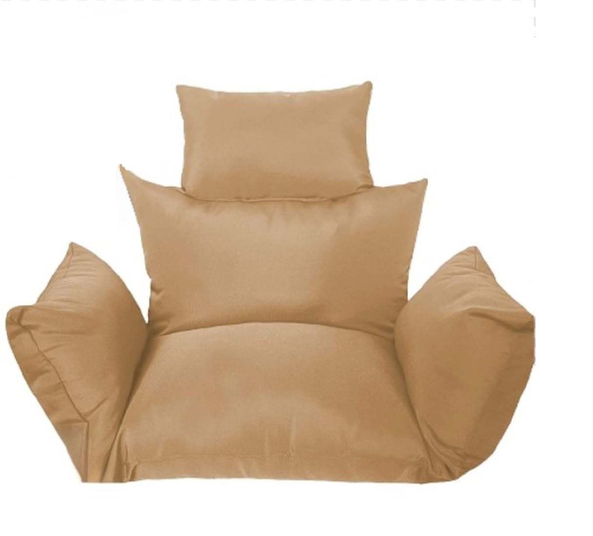 MILLIARD Premium Swing Egg Chair Cushion: Winter-Ready Overstuffed Comfort, Machine Washable, Universal Fit, Stylish Design (Beige)-image-35