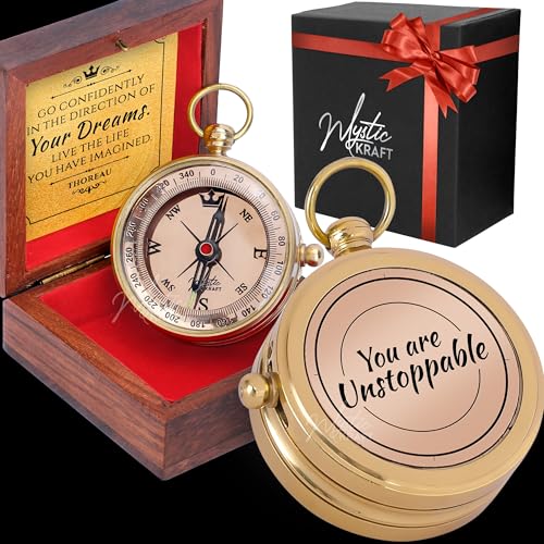 Brújula de bolsillo Thoreau para hombre y mujer miniatura 1