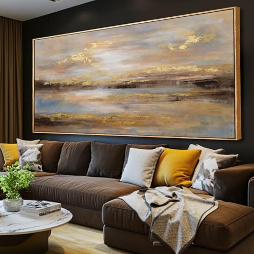 Large Framed Artwork for Living Room Abstract Bedroom Wall Art