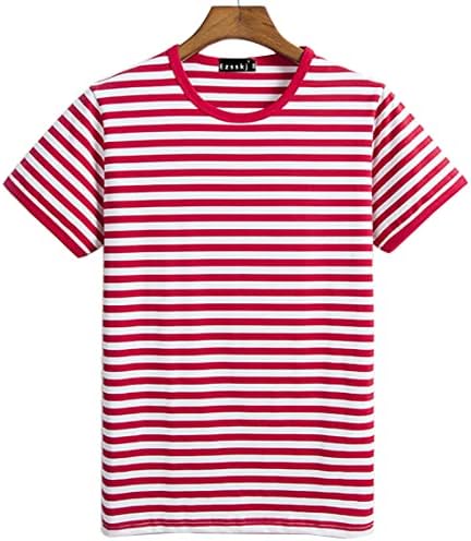 Ezsskj Kid's Boys Pugsley Addams Shirt Black White Striped Mime T Shirt Bank Robber T-Shirts Halloween Costumes