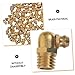 BUGUUYO 1set Grease Fittings Assortment Kit Includes Various Angled Straight Grease Nozzles Components for Automotive Industrial Use Organized Storage Box Included