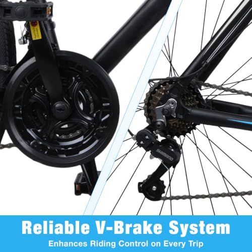 Yventix 21-Speed 700C Hybrid Bike