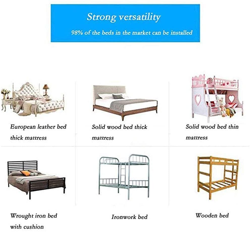 Barandilla de cama para personas mayores anticaída y protector lateral con elevación vertical 7
