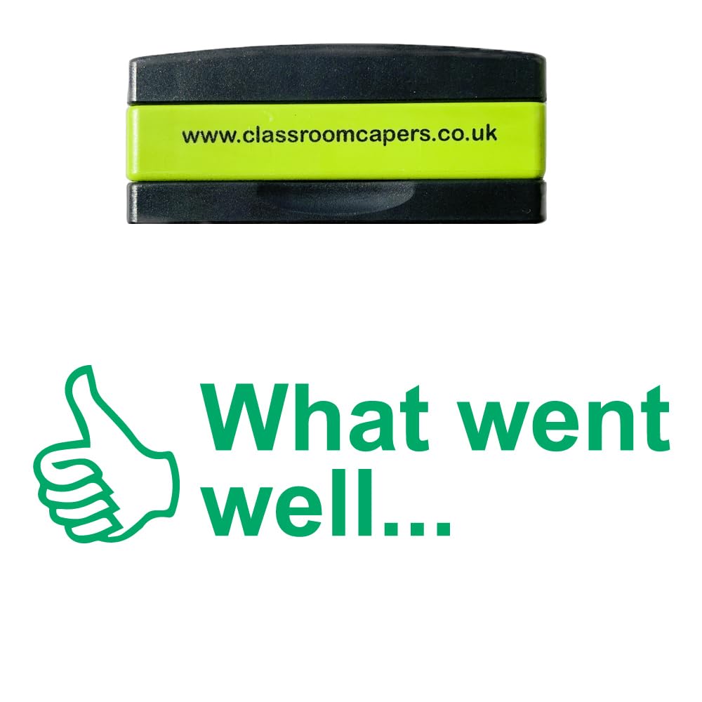 Classroom Capers Green What Went Well...-Pick 'N' Mix Layered Stakz Teacher Stamp - Ink