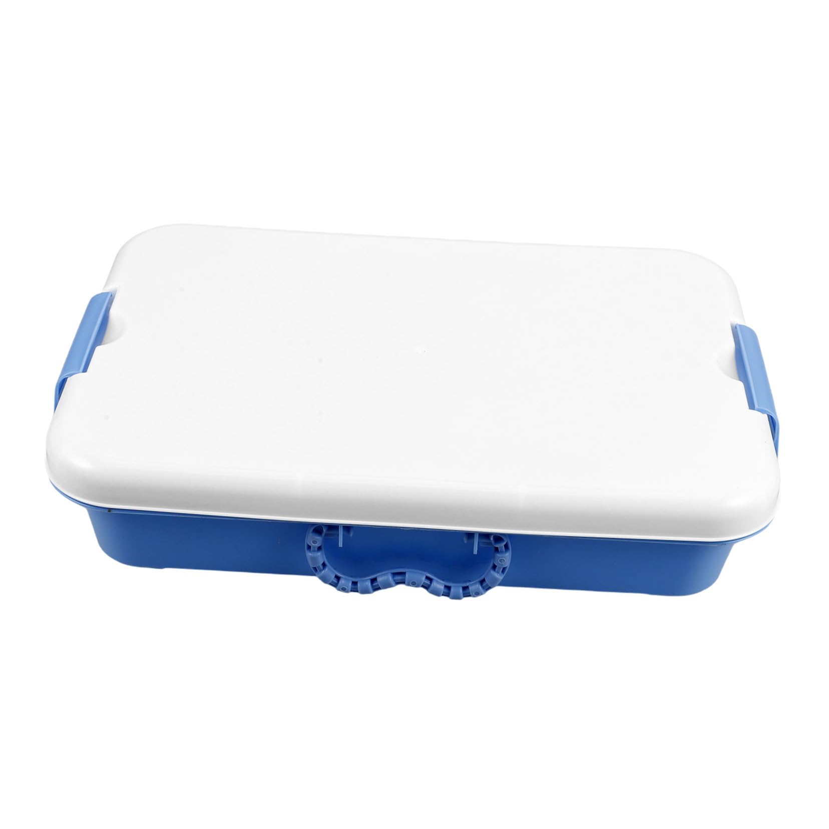 Toyvian Sensory Bins Lids Small Portable Tray Plastic Sandbox Lid Montessori Toy Storage Bin Travel Sand Toys