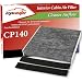 EPAuto CP140 (CF10140) Replacement for Nissan/Infiniti/Mitsubishi Premium Cabin Air Filter includes Activated Carbon