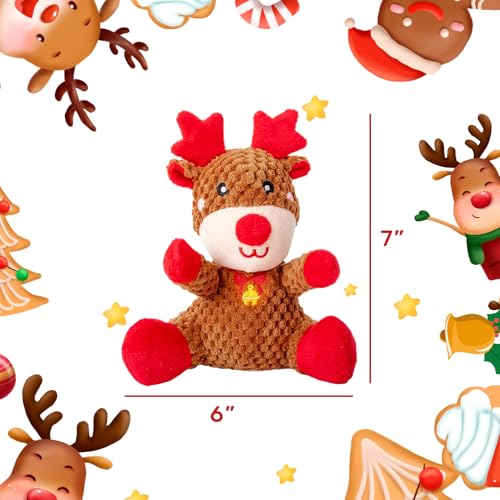 Juguete mordible y sonoro para perro Hollypet Elk miniatura 3