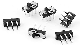 New Lon0167 6 Pcs Featured 2 Position DPDT reliable efficacy 2P2T 6 Pin PCB Panel Mini Vertical Slide Switch(id:9f8 9a c9 e11)