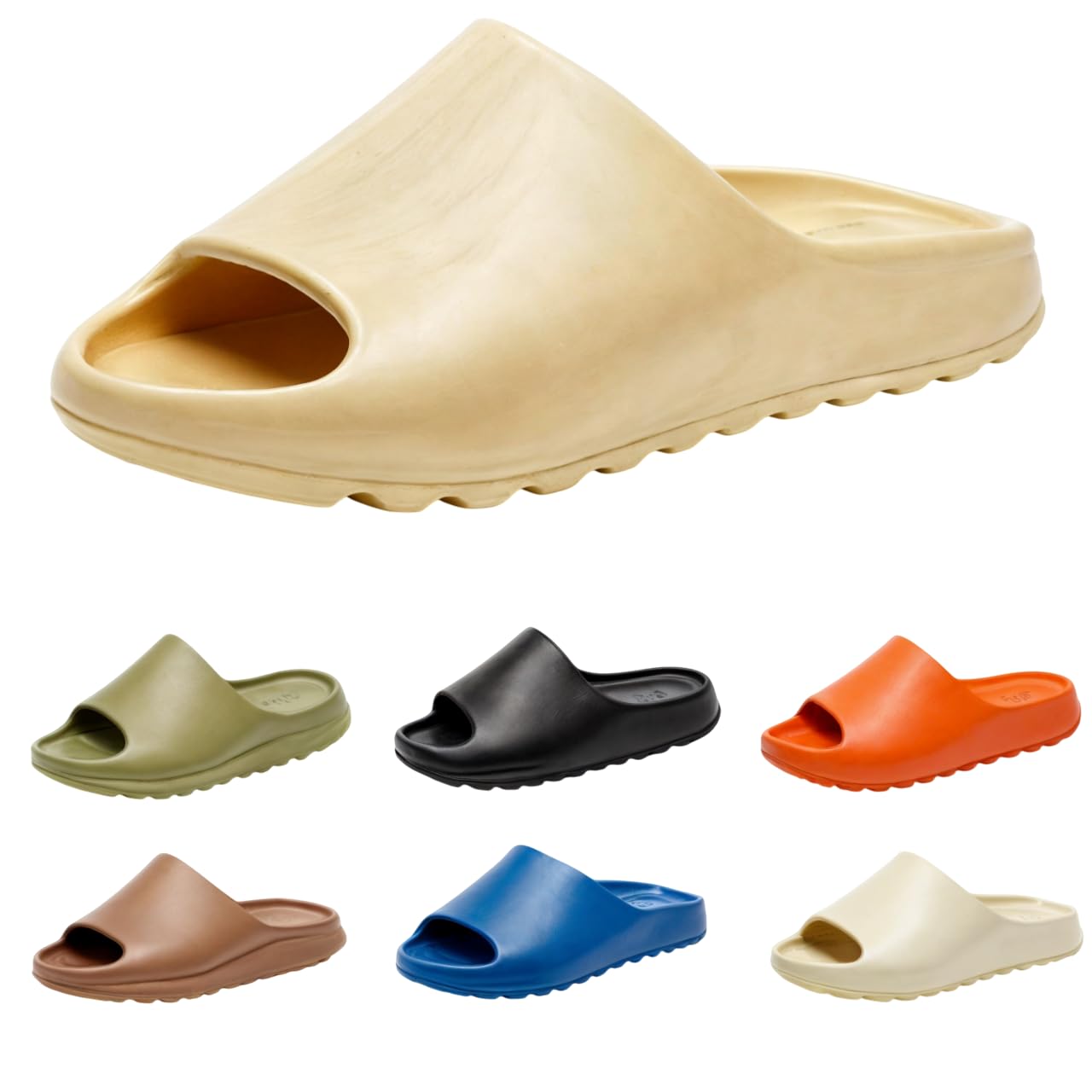 Pillow Slippers for Women and Men Cloud Platform Slides Anti Slip Cloud Slippers Lightweight EVA Comfy Shower Slides Open Toe Sandals for Indoor and