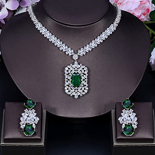 Joyería de alta calidad con gemas de circonita cúbica grande
