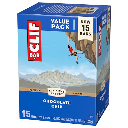 Clif Bar Chocolate Chip - Made With Organic Oats - 10G Protein - Non-Gmo - Plant Based - Energy Bars thumb #10