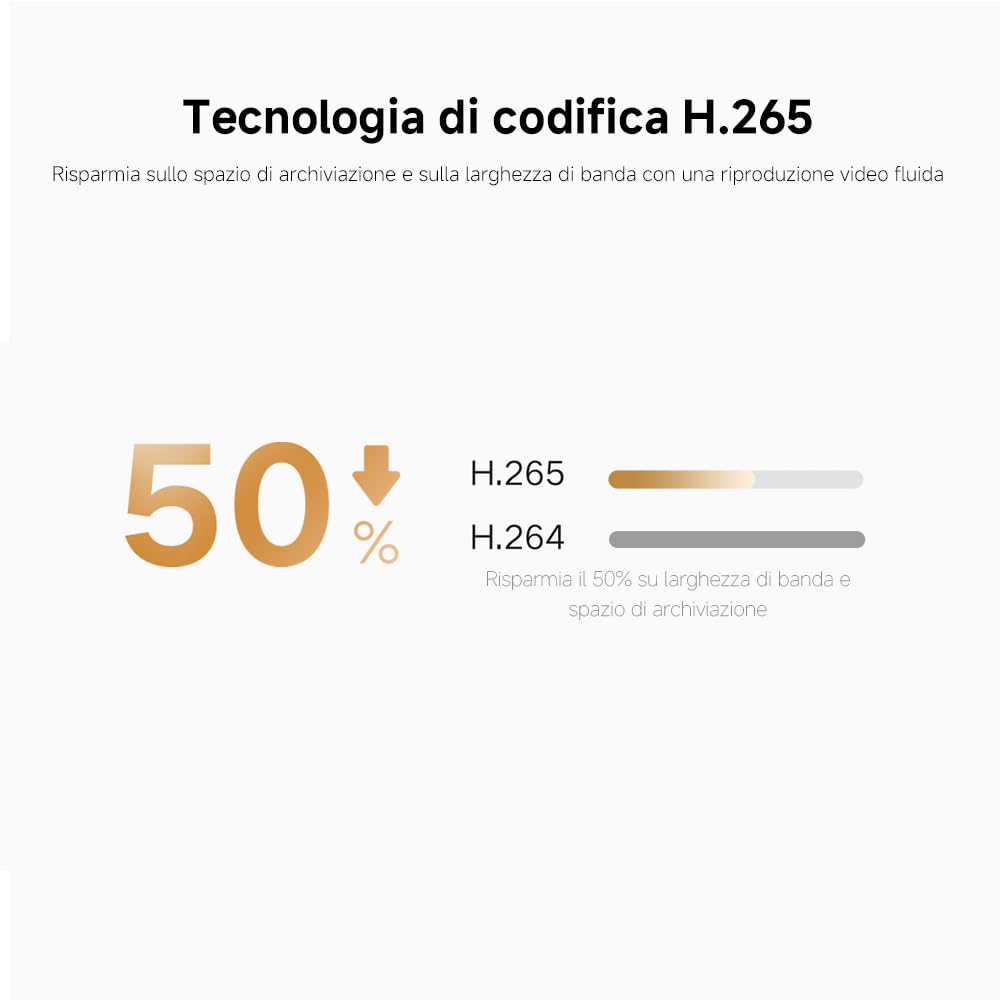 XIAOMI Smart Camera C301 (Videocamera di sorveglianza), risoluzione 2K, protezione privacy, visione notturna a colori, visione completa a 360°, rilvamento delle persone, audio bi-direzionale