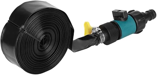 Miniatura 4 de Fydun Garden Trampoline Water Sprinkler Hose Outdoor Cooling Wate Tool Summer Water 15m Garden Trampoline Water Sprinkler for Family (15m  49.2ft)