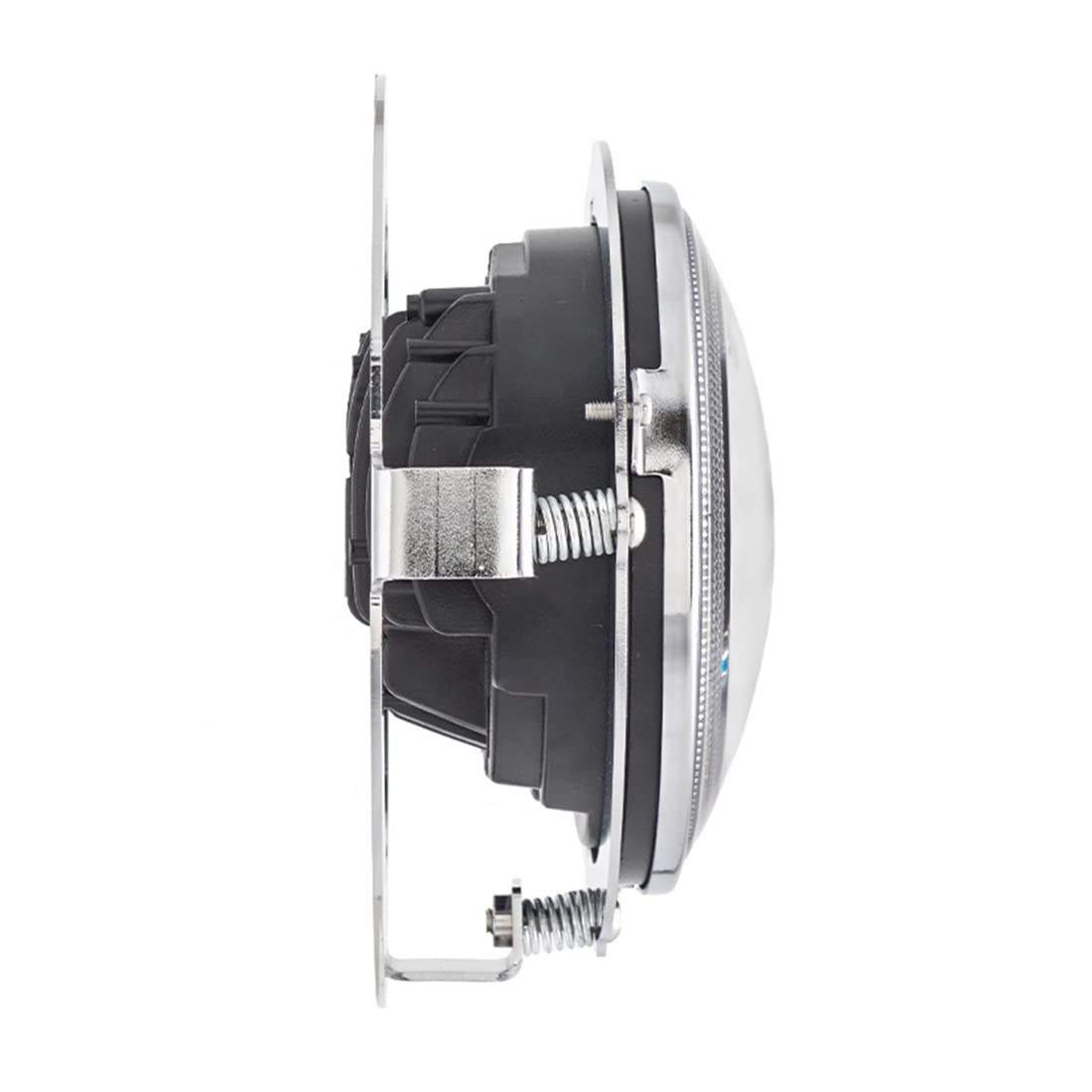 5.75" Chrome LED Headlight Bracket Mount Ring – Fits Most Motorcycles