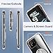 for ASUS ROG Phone 9/Phone 9 Pro Phone Case with Screen Protector 360° Rotatable Ring Holder Kickstand/Stand [Non Yellowing] Transparent 4 Corners Shockproof Protective Cover Case - Crystal Clear