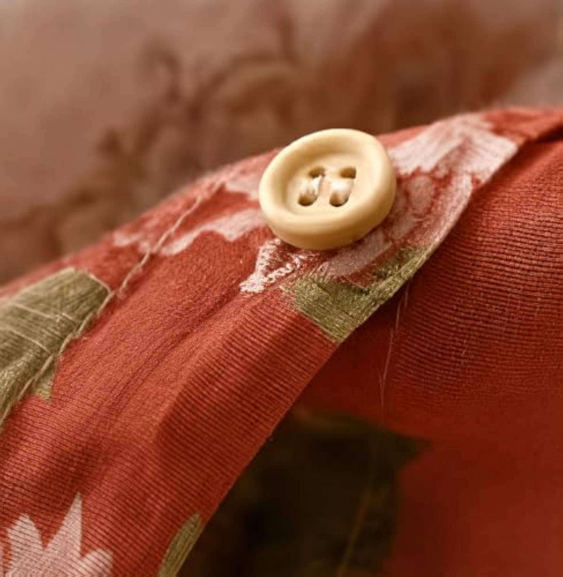 Printed Shirt with Vintage Floral Motifs, Casual Wear