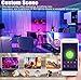 Wixann 9W Smart Wi-Fi Light Bulbs, Compatible with Alexa & Google Home Assistant Siri Shortcut (No Hub Required) A19, E26, 80W Equivalent Dimmable RGBCW Color Changing LED Bulb Decoration, 3 Pack