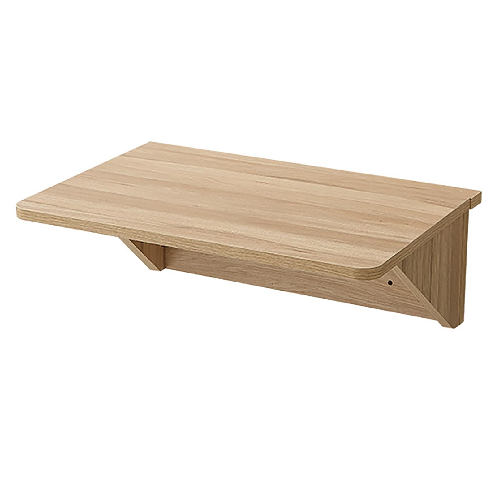 Bureau d'étude mural pliable marron grande taille pour chambre