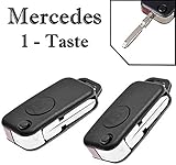  Jurmann® 2x Mercedes Benz Schlüssel Gehäuse Fernbedienung Klappschlüssel KS01NO W168 W202 W203 S202 S203 C208 A208 W124 W210 A124 C124 S124 W210 S210 W460 W461 W463 W163 W140 C140 R129 R170 638/2