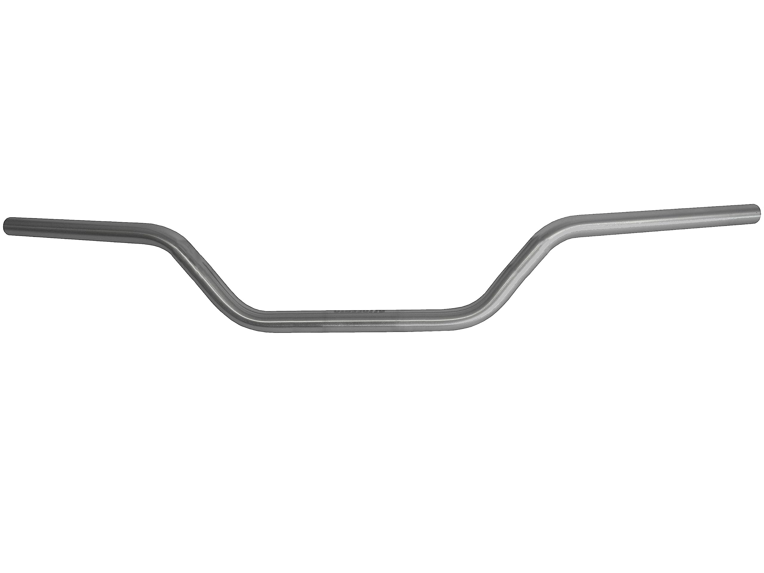 Manubrio Accossato Silver per Honda Transalp 650, Piega Alta, in alluminio, diametro 22 mm